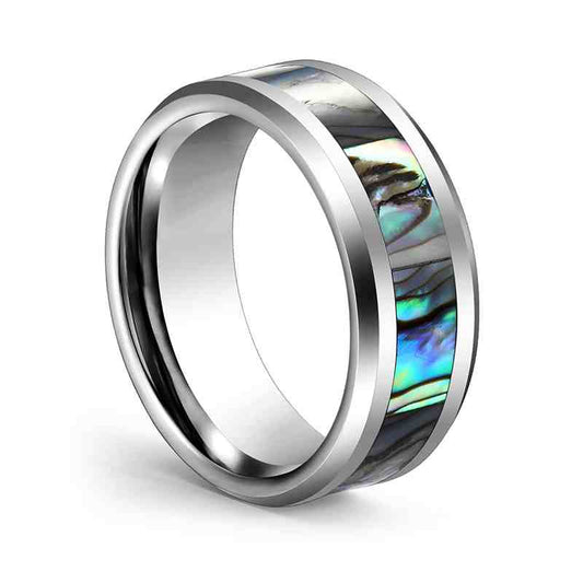 Jorrio handmade premium fashion tungsten steel wedding men's band