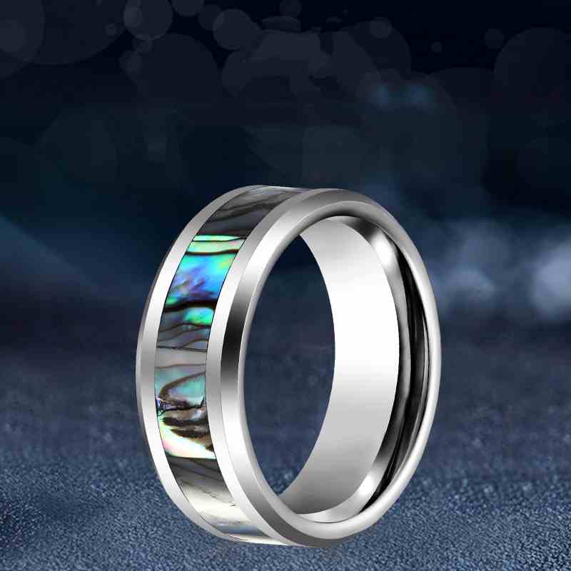 Jorrio handmade premium fashion tungsten steel wedding men's band